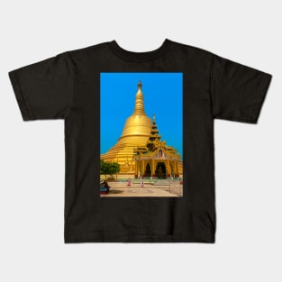 Shwemawdaw Paya2, Bago. Kids T-Shirt